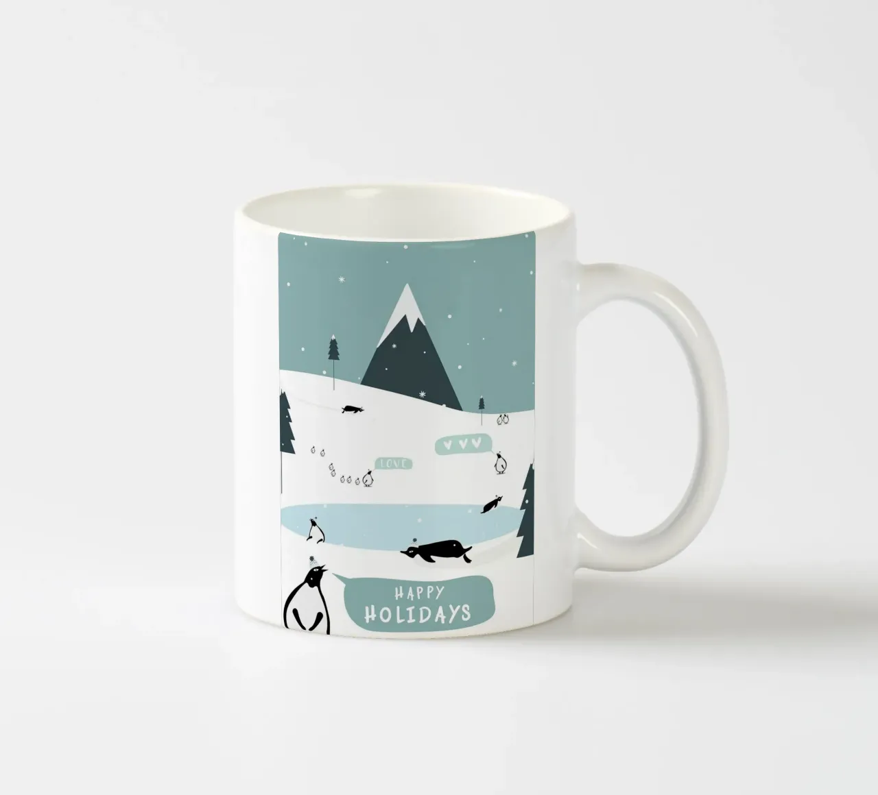 Vacanze invernali tazza in ceramica da Nina Wolf