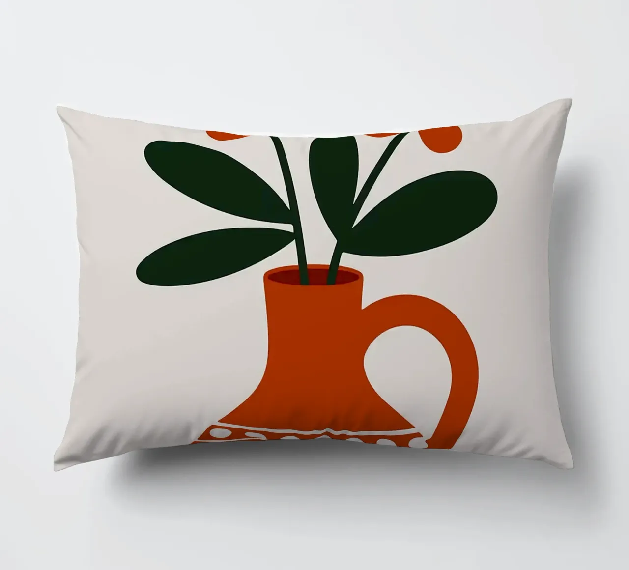 Natura morta floreale con vaso cuscino da PosterByFly