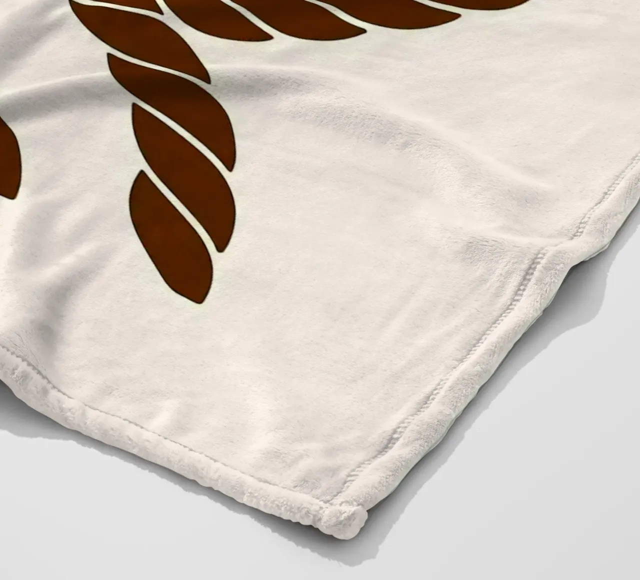 Arte minimalista a spirale di corda coperta in pile da PosterByFly