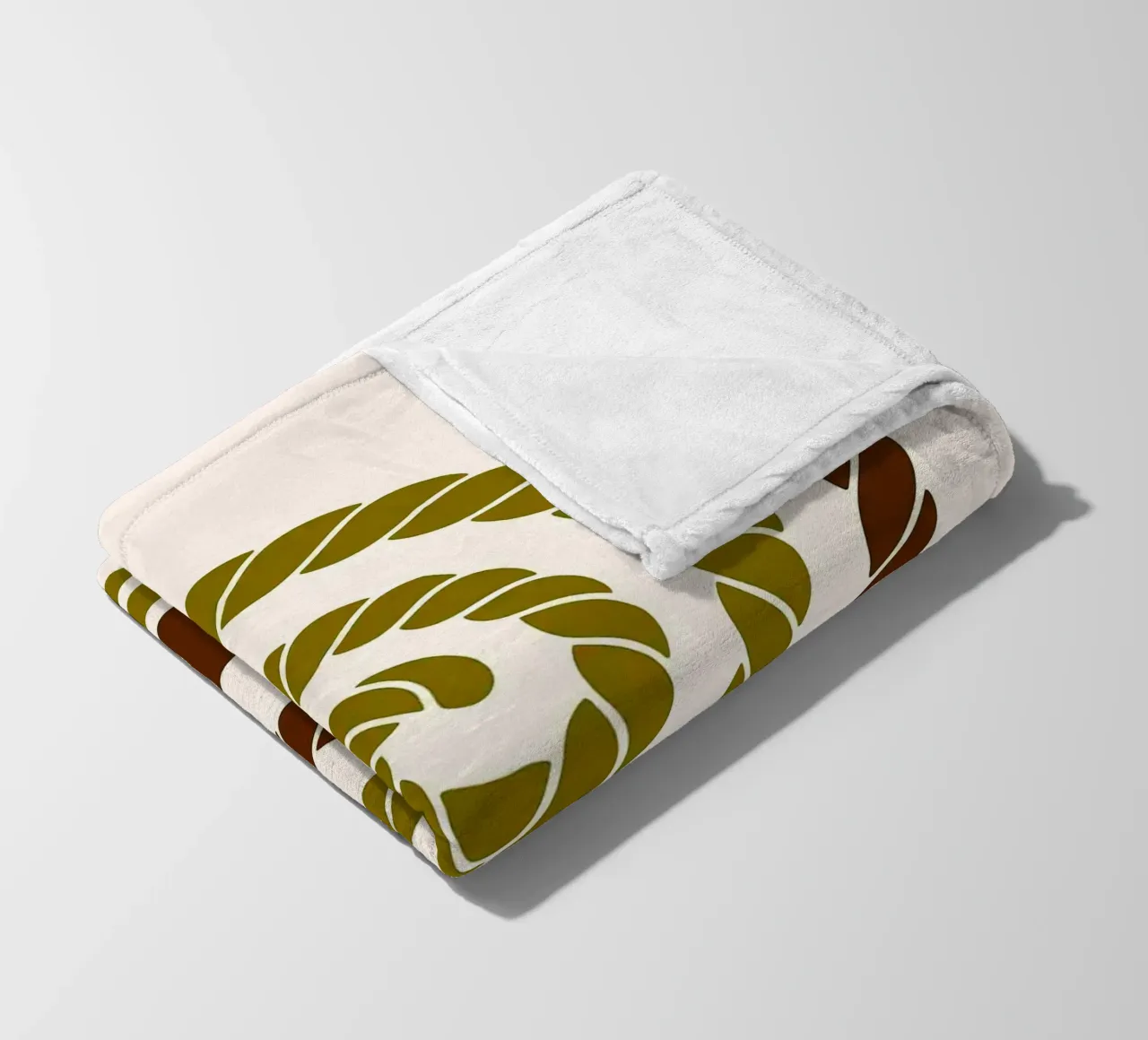 Arte minimalista a spirale di corda coperta in pile da PosterByFly
