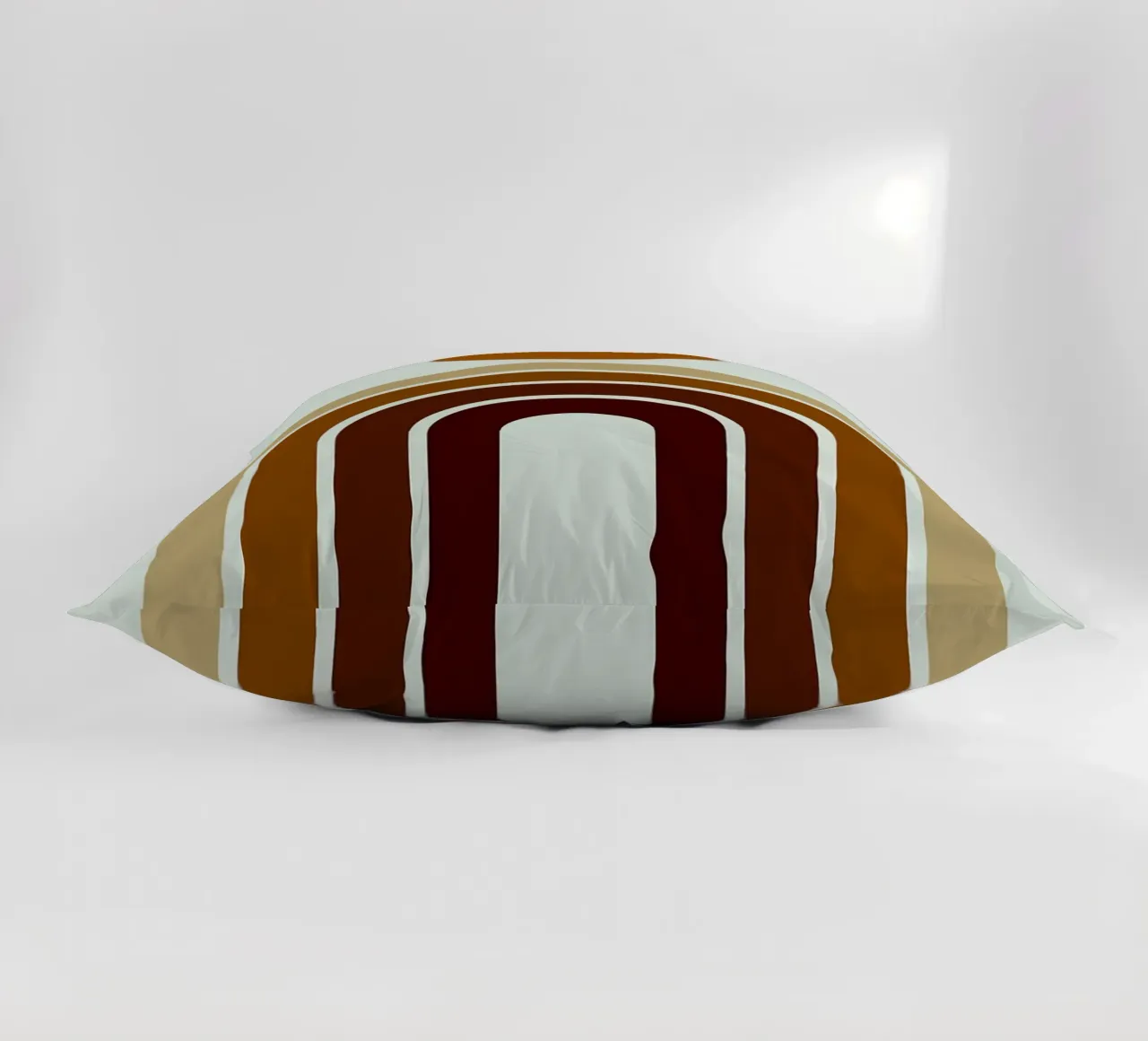 Arte astratta boho con arcobaleno e sole cuscino da PosterByFly