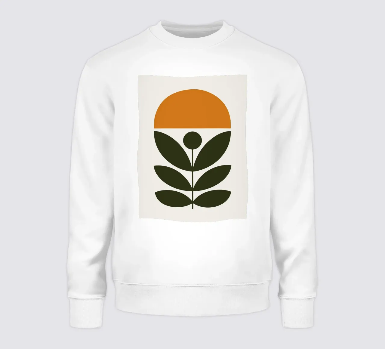 Stampa botanica minimalista felpa da PosterByFly