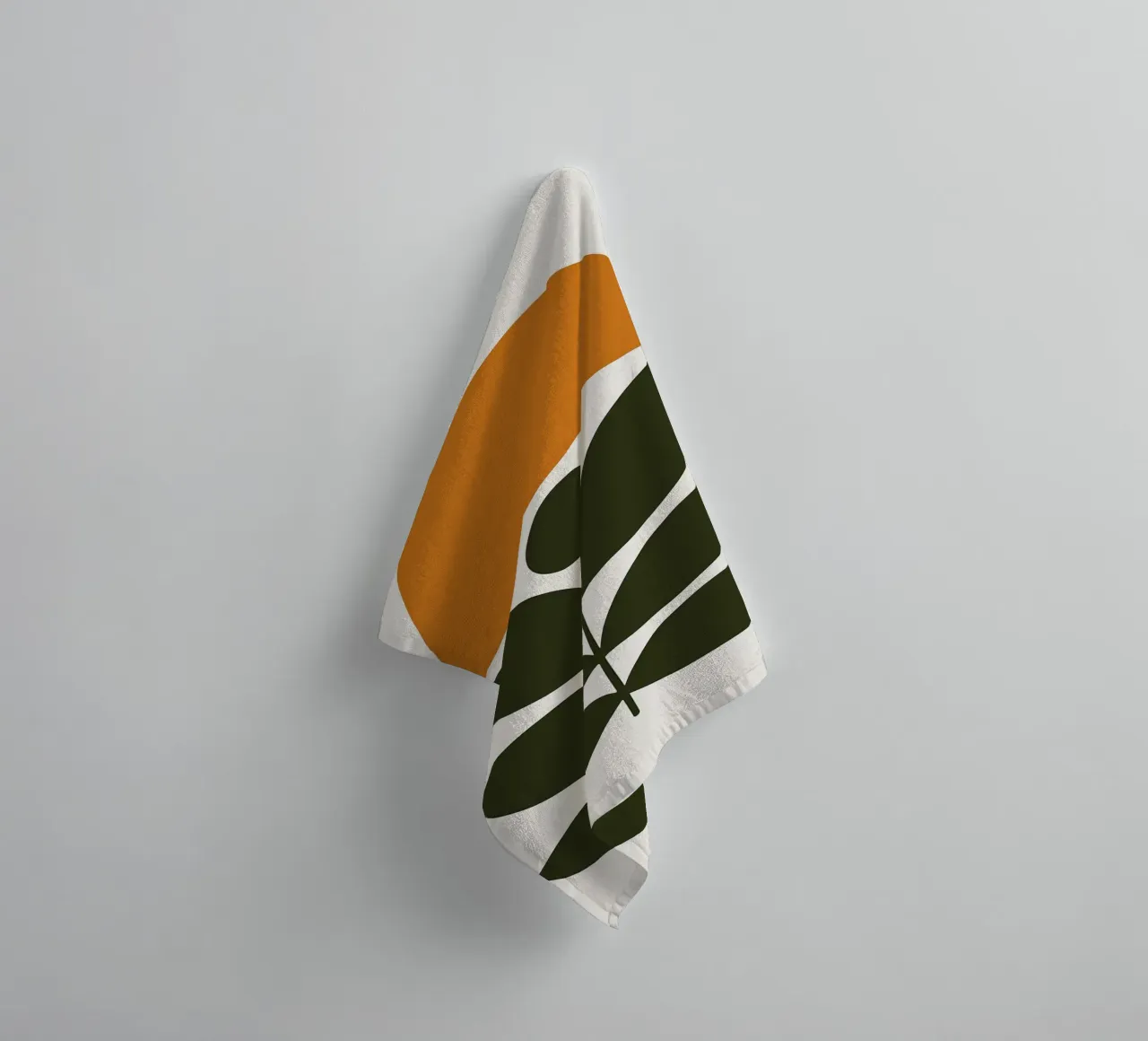 Minimalist Botanical Art Print towel by PosterByFly