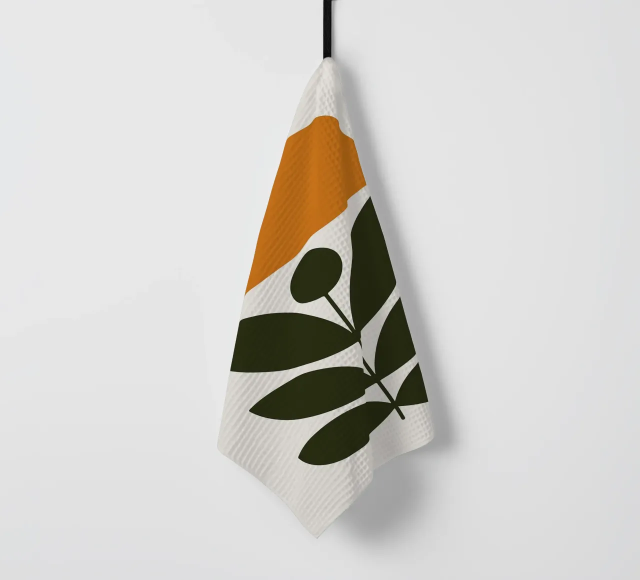 Minimalist Botanical Art Print tea towel by PosterByFly