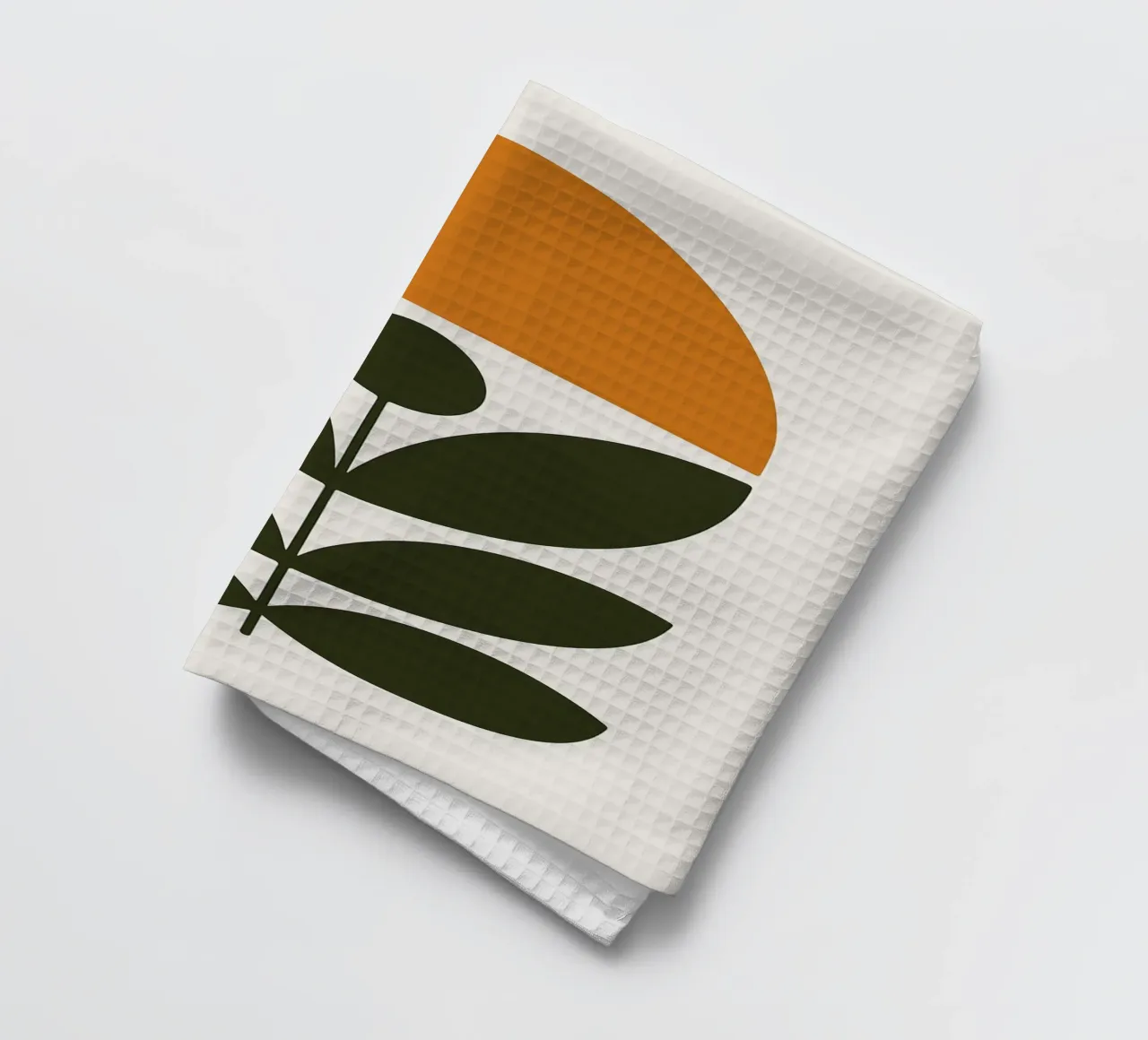 Minimalist Botanical Art Print tea towel by PosterByFly