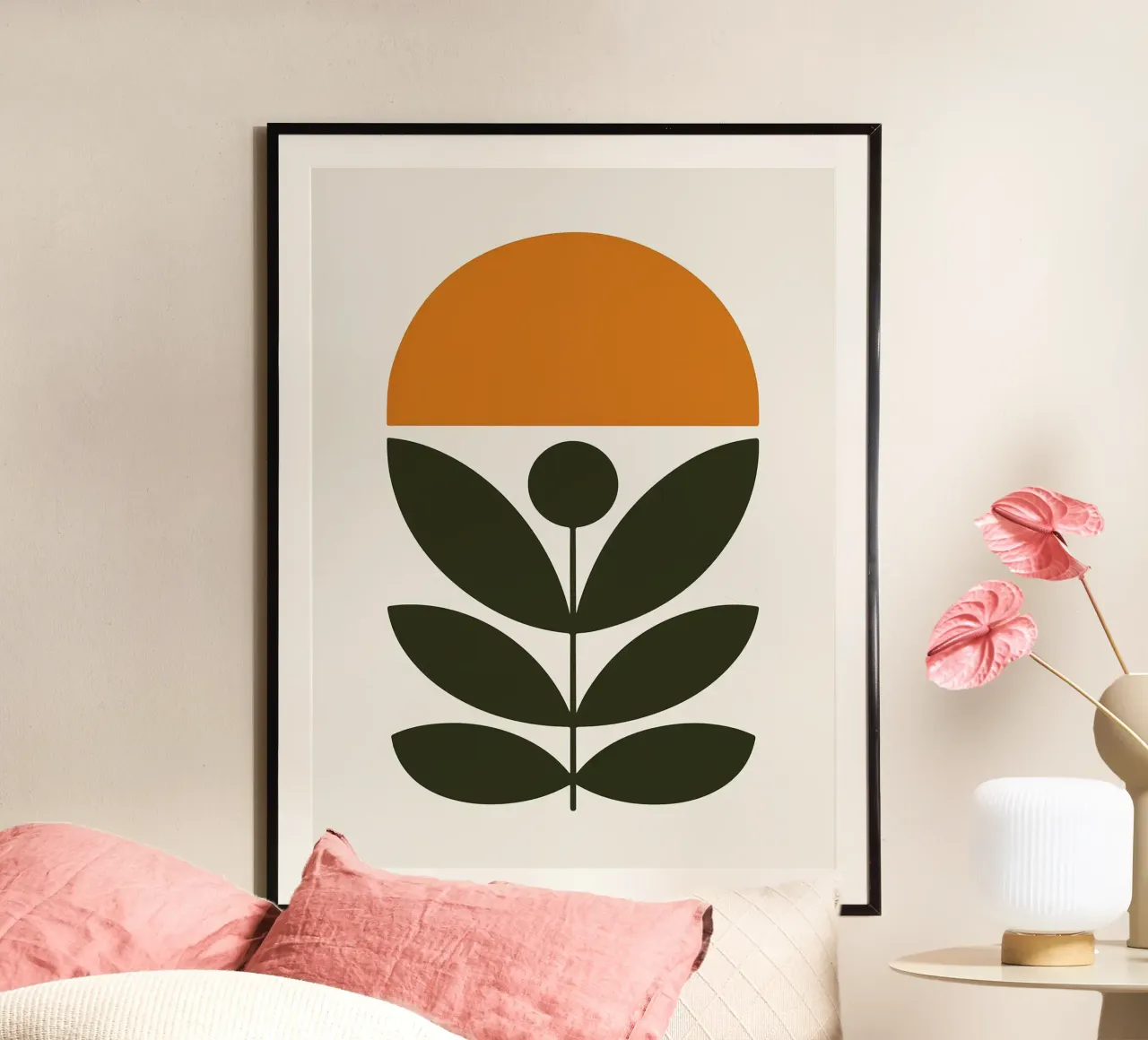 Minimalist Botanical Art Print hahnemühle by PosterByFly