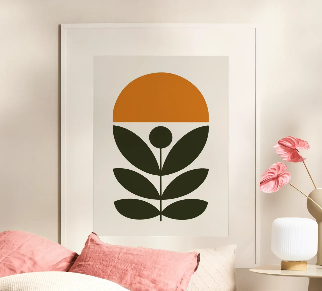 Minimalist Botanical Art Print hahnemühle by PosterByFly