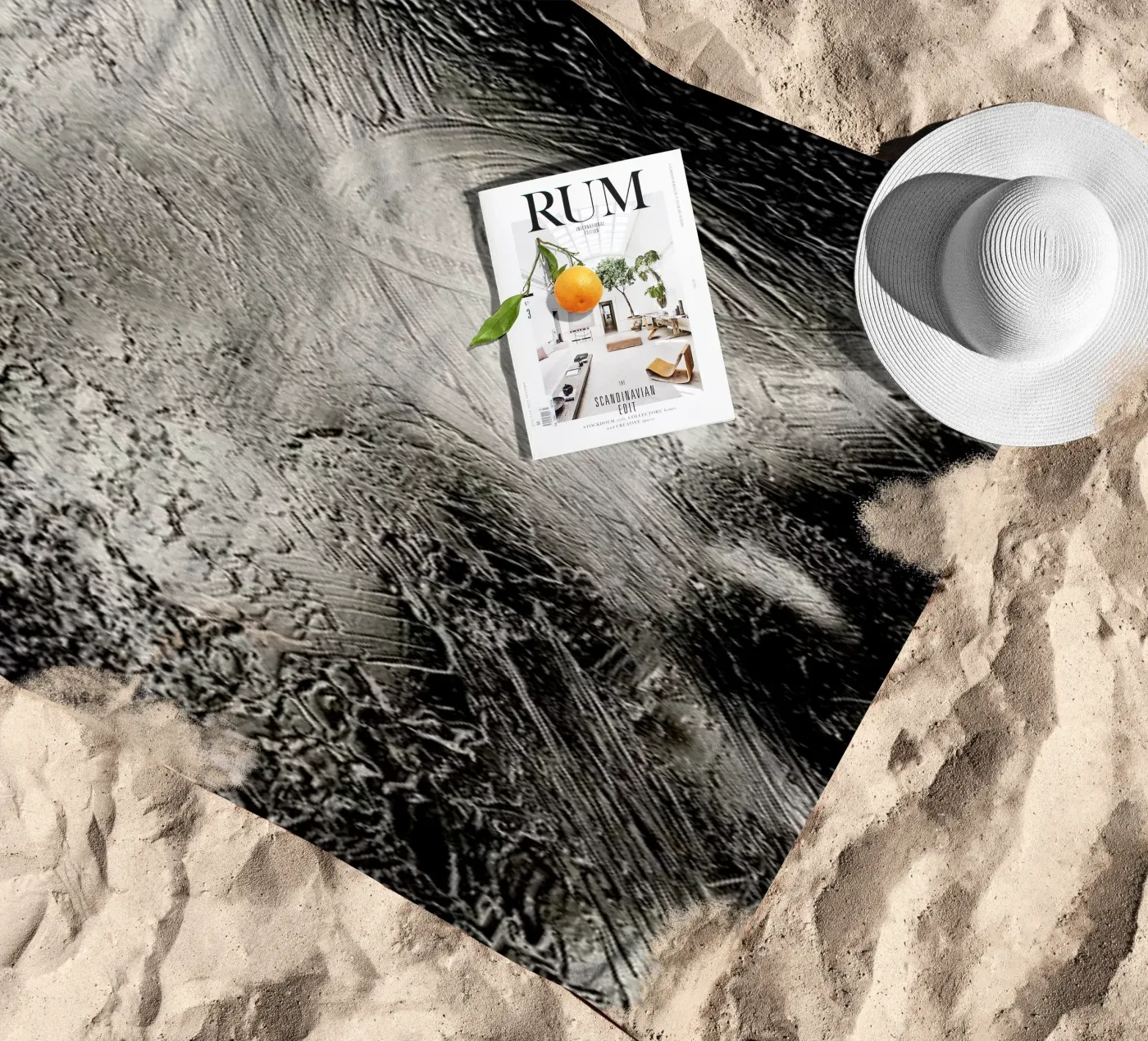 Blur #2 beach towel by Tupho