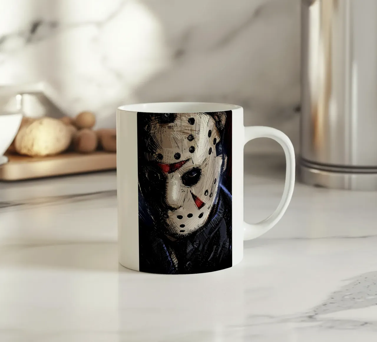 Jason Lives tazza in ceramica da nabakumov