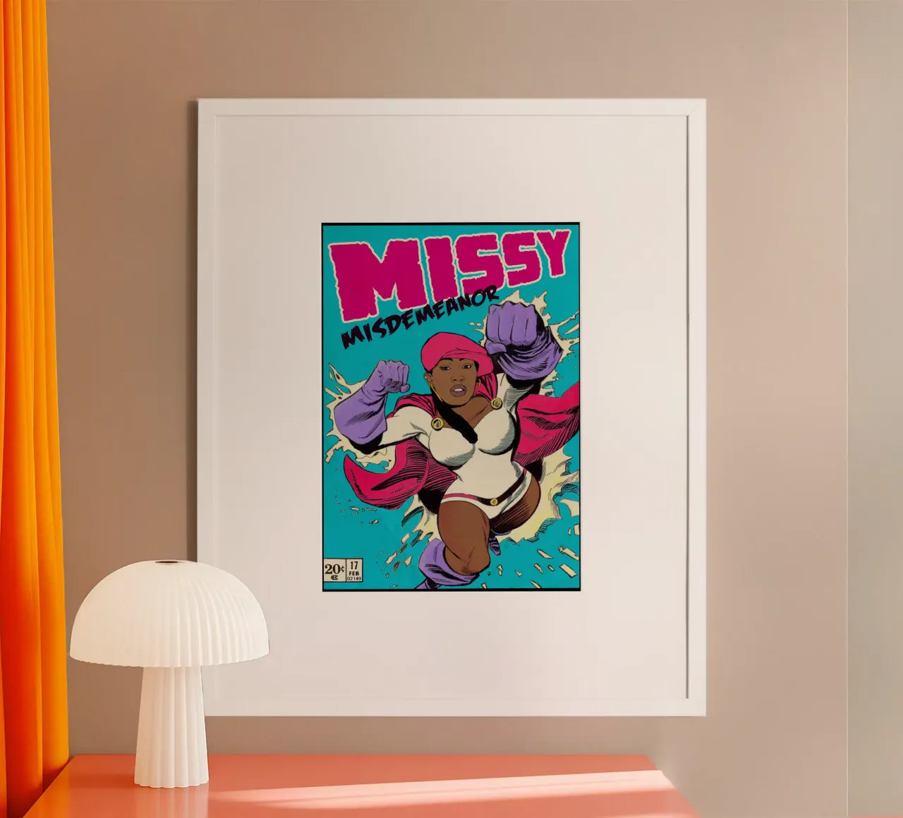 Dangerous Missy poster con telaio in plastica da Ads Libitum