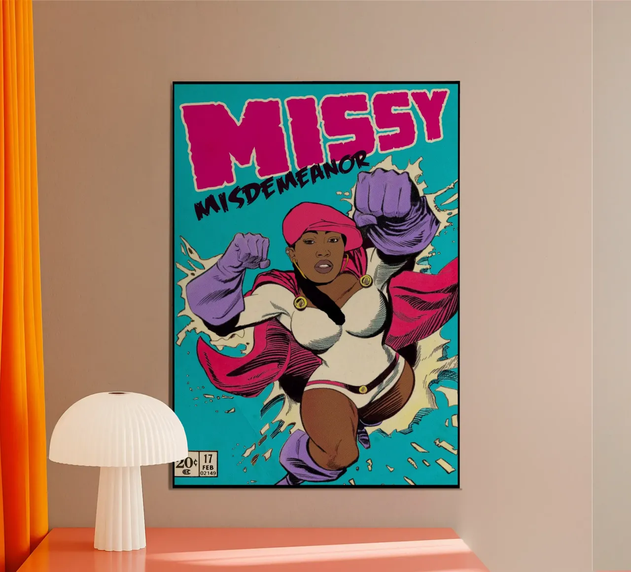 Dangerous Missy poster con telaio in plastica da Ads Libitum