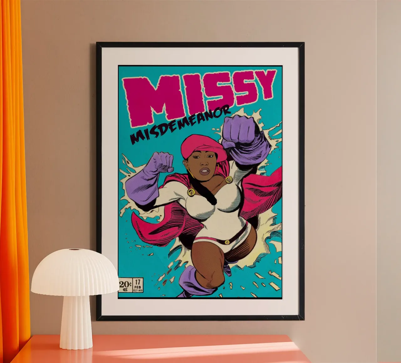 Dangerous Missy poster con telaio in plastica da Ads Libitum