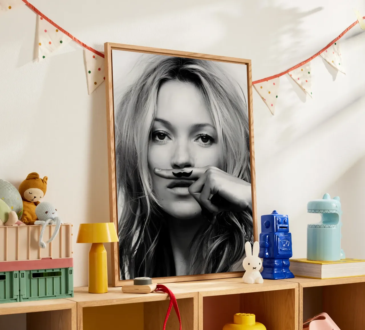 Baffo monocromatico plexiglass da vintage singer