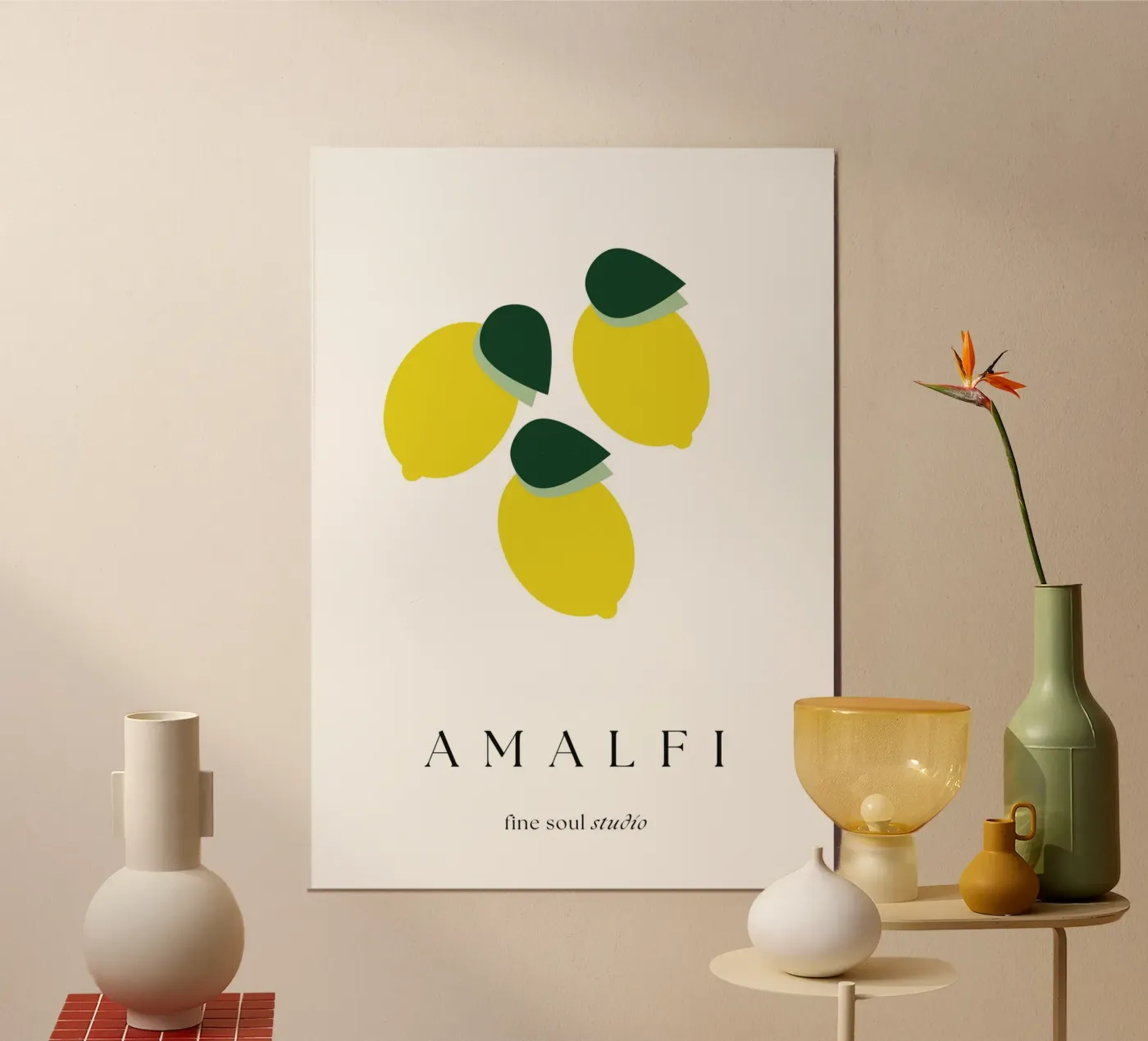 Limoni AMALFI poster da studio.ladina