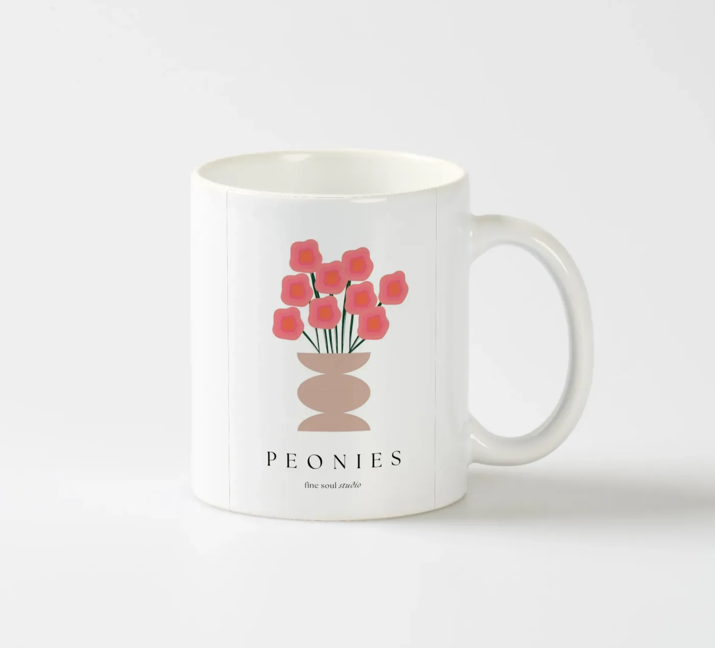 PEONI tazza in ceramica da studio.ladina