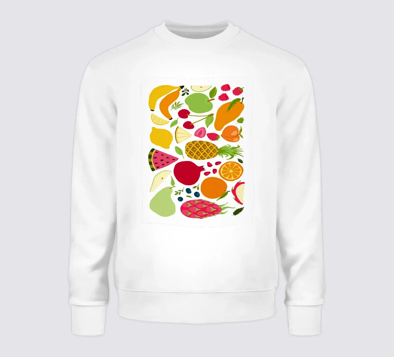 Assortimento colorato di frutta fresca felpa da BasicShopByBell