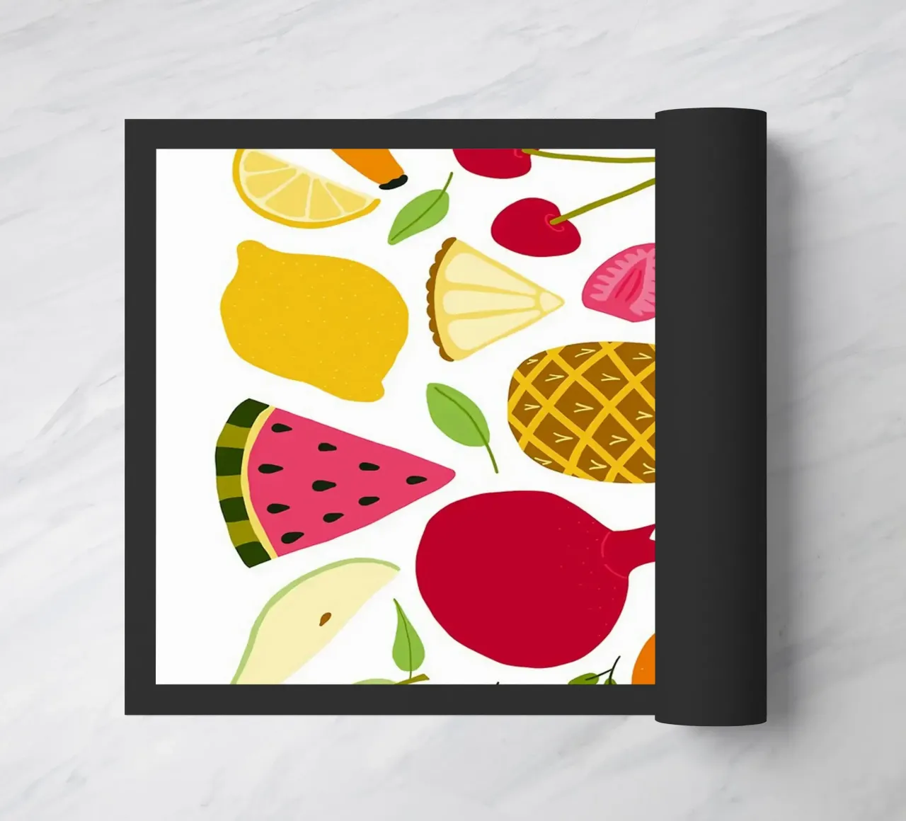 Assortimento colorato di frutta fresca zerbino da BasicShopByBell