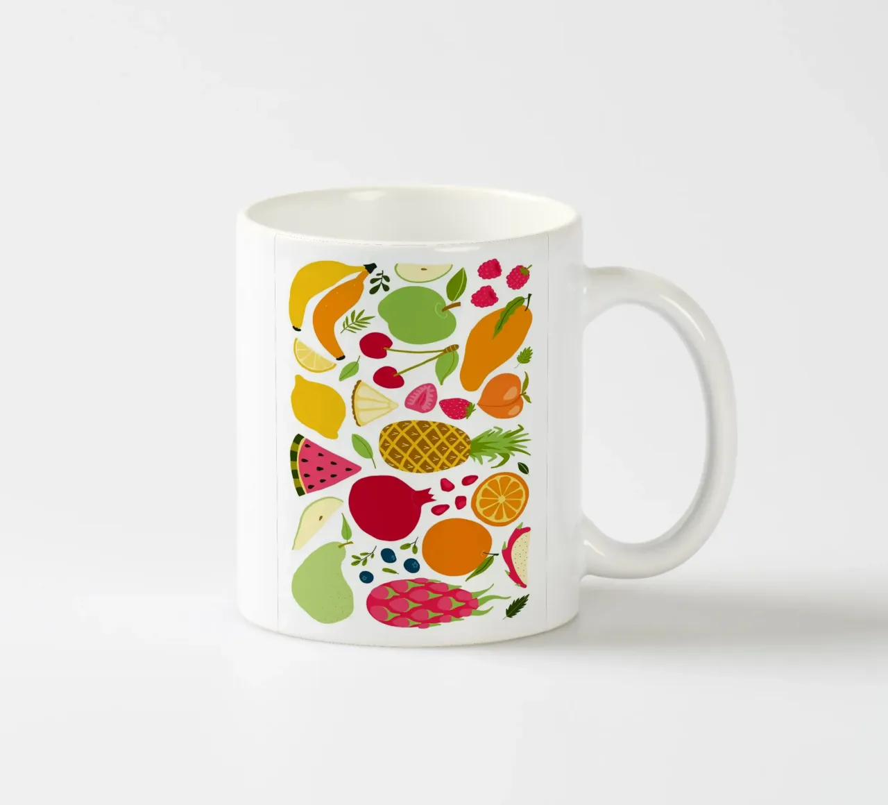 Assortimento colorato di frutta fresca tazza in ceramica da BasicShopByBell