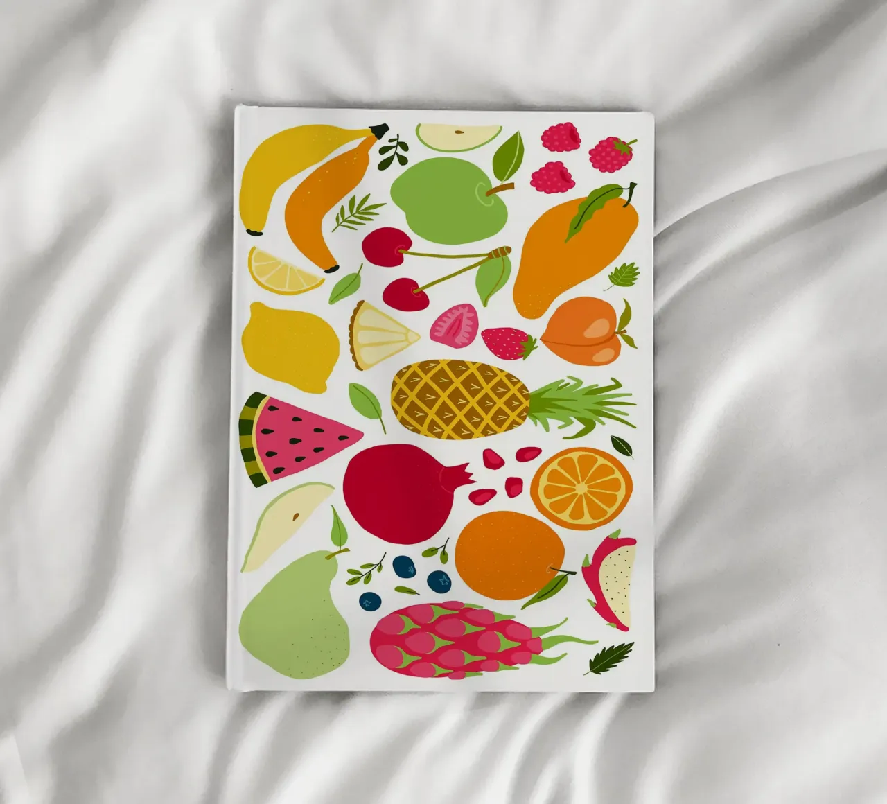 Assortimento colorato di frutta fresca diario da BasicShopByBell