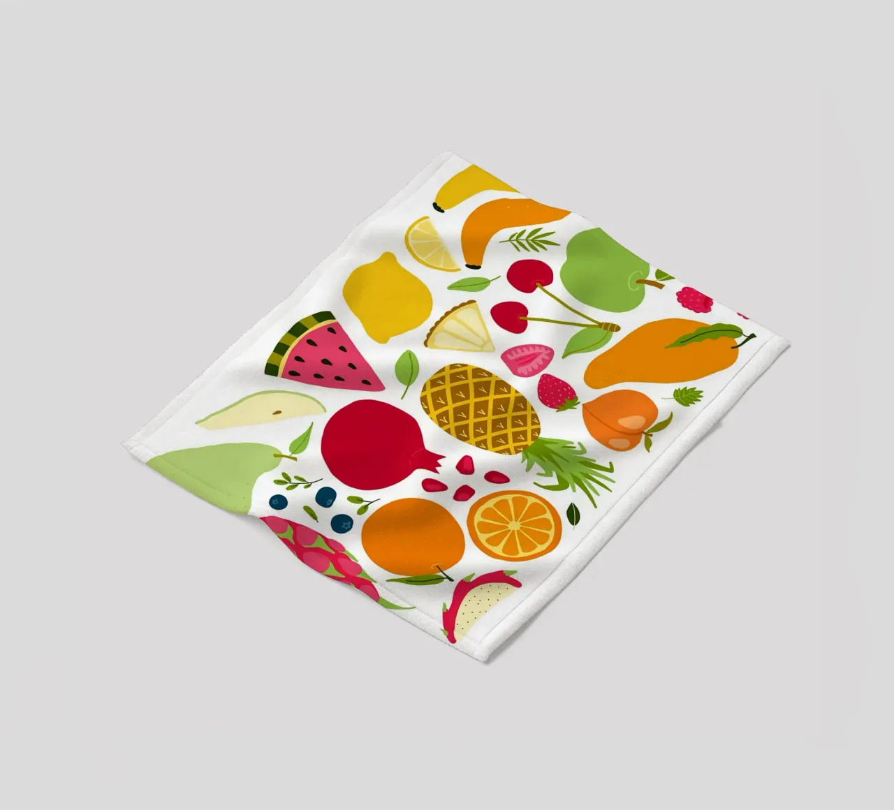 Assortimento colorato di frutta fresca coperta in pile da BasicShopByBell