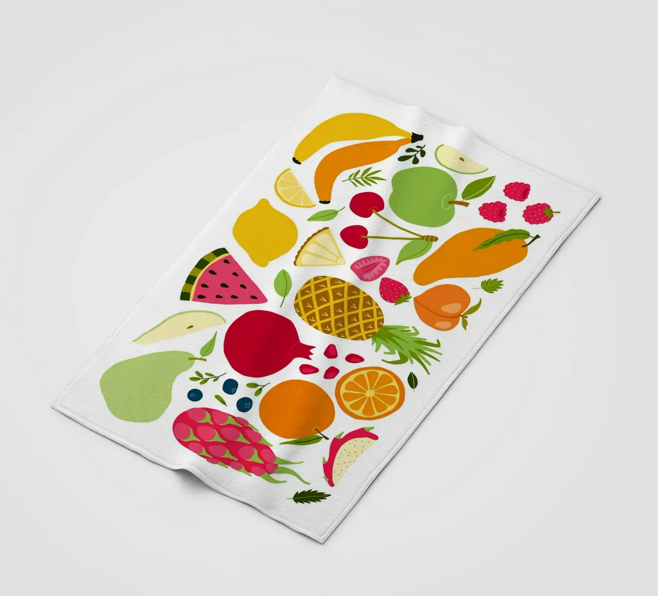 Assortimento colorato di frutta fresca coperta in pile da BasicShopByBell