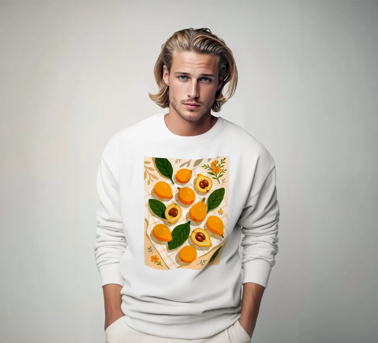 Nespola - Una tavola stilizzata felpa da BasicShopByBell