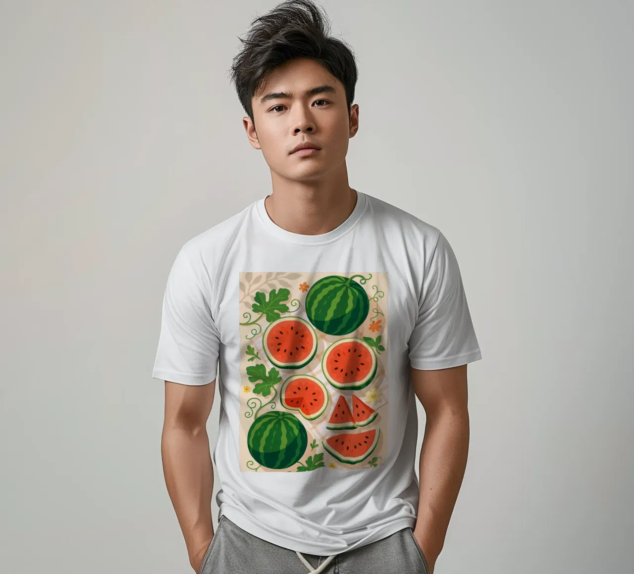 Wassermelone - Eine stilisierte Tischdekoration T-Shirt von BasicShopByBell