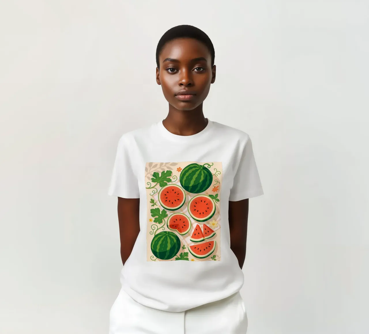 Wassermelone - Eine stilisierte Tischdekoration T-Shirt von BasicShopByBell