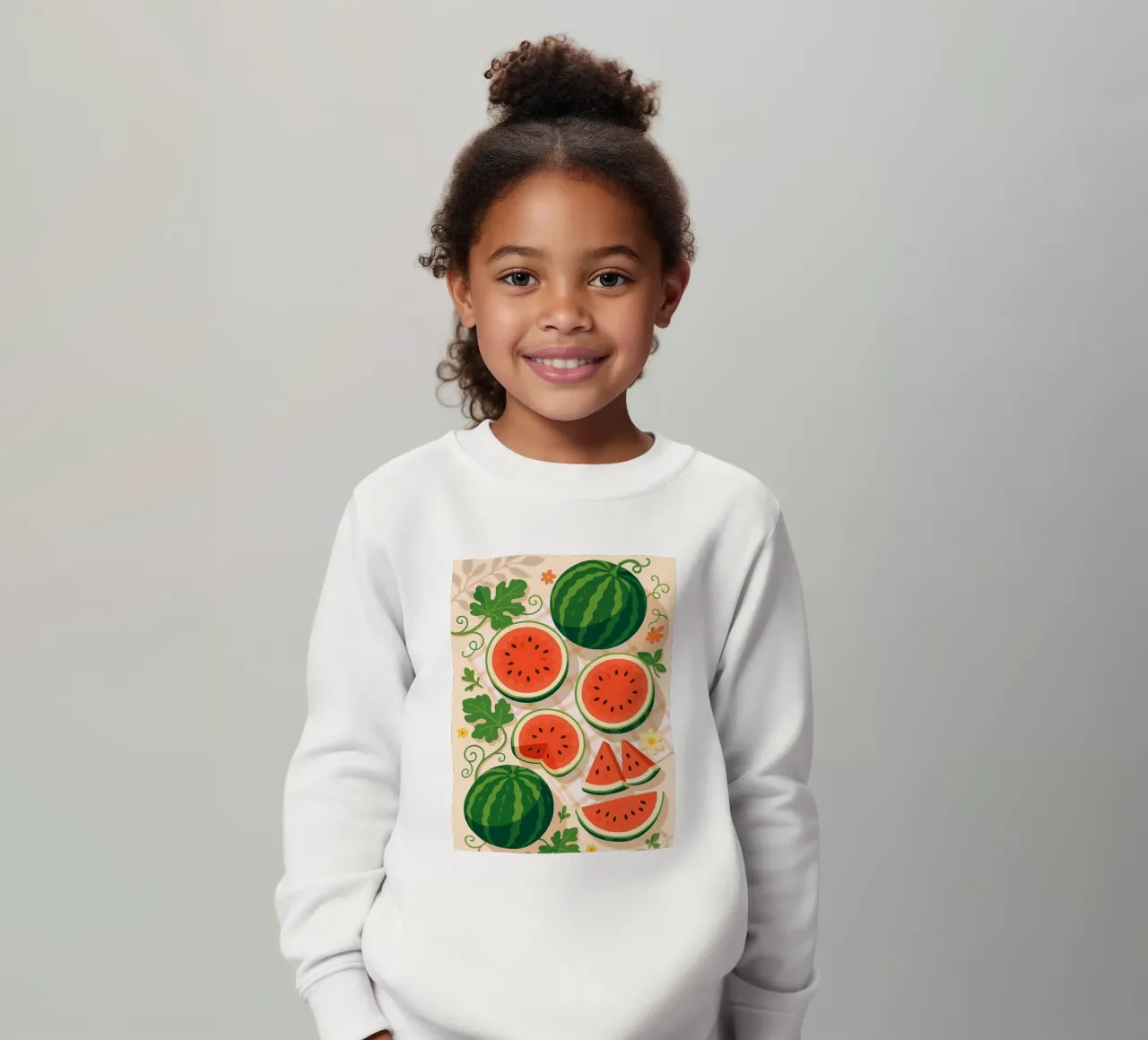 Sandía - Una mesa con estilo sudadera para niño de BasicShopByBell