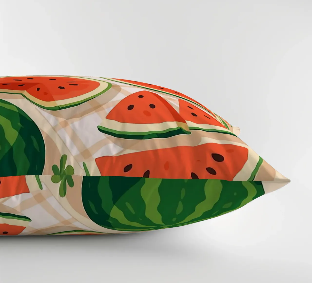 L'anguria - Una tavola stilizzata cuscino da BasicShopByBell