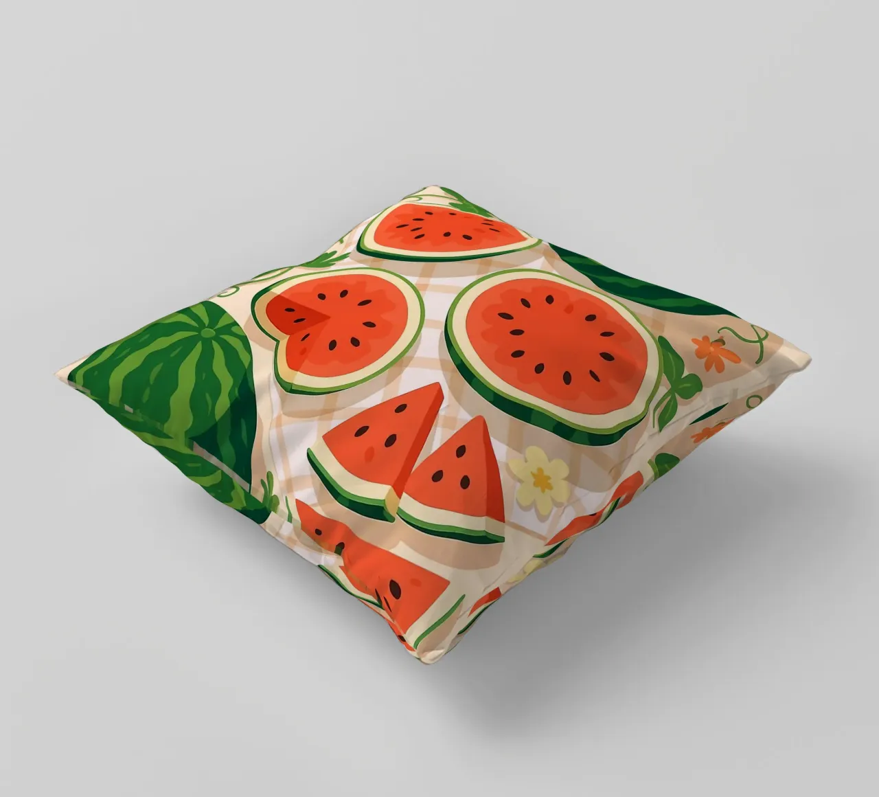 L'anguria - Una tavola stilizzata cuscino da BasicShopByBell