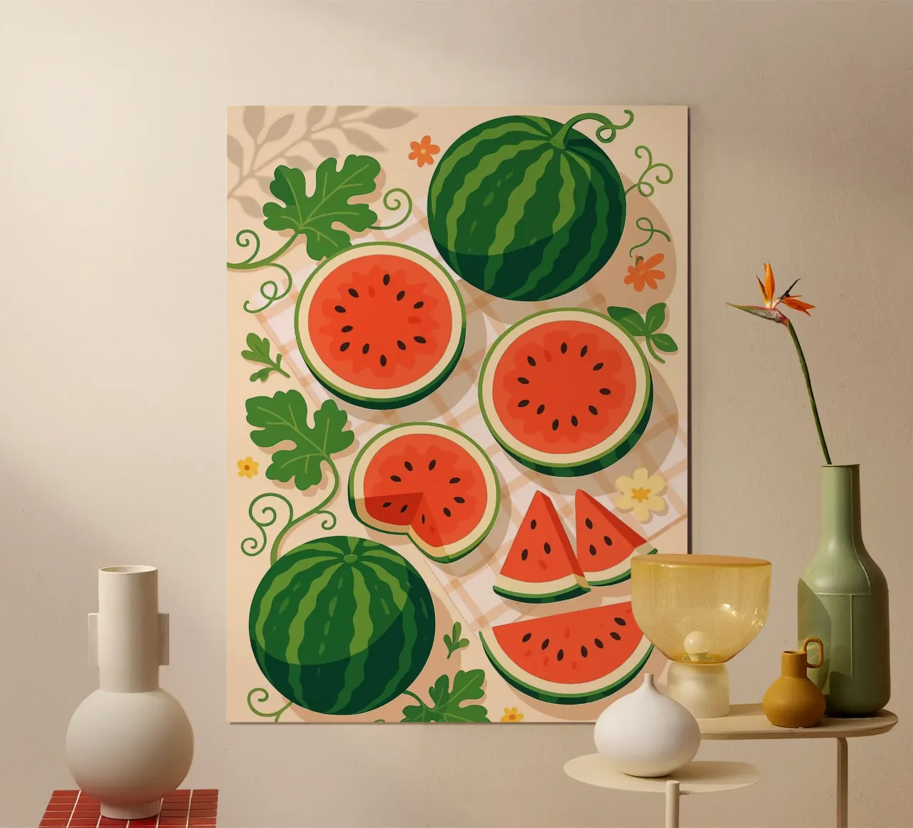 Sandía - Una mesa con estilo hahnemühle de BasicShopByBell