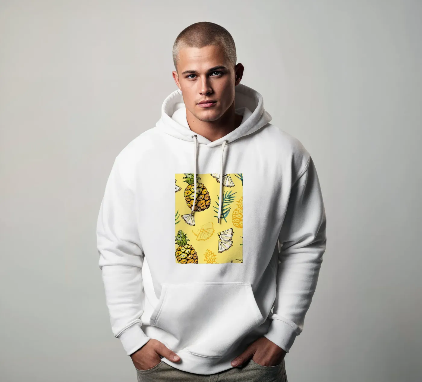 Pineapple Pattern hoodie by BasicShopByBell