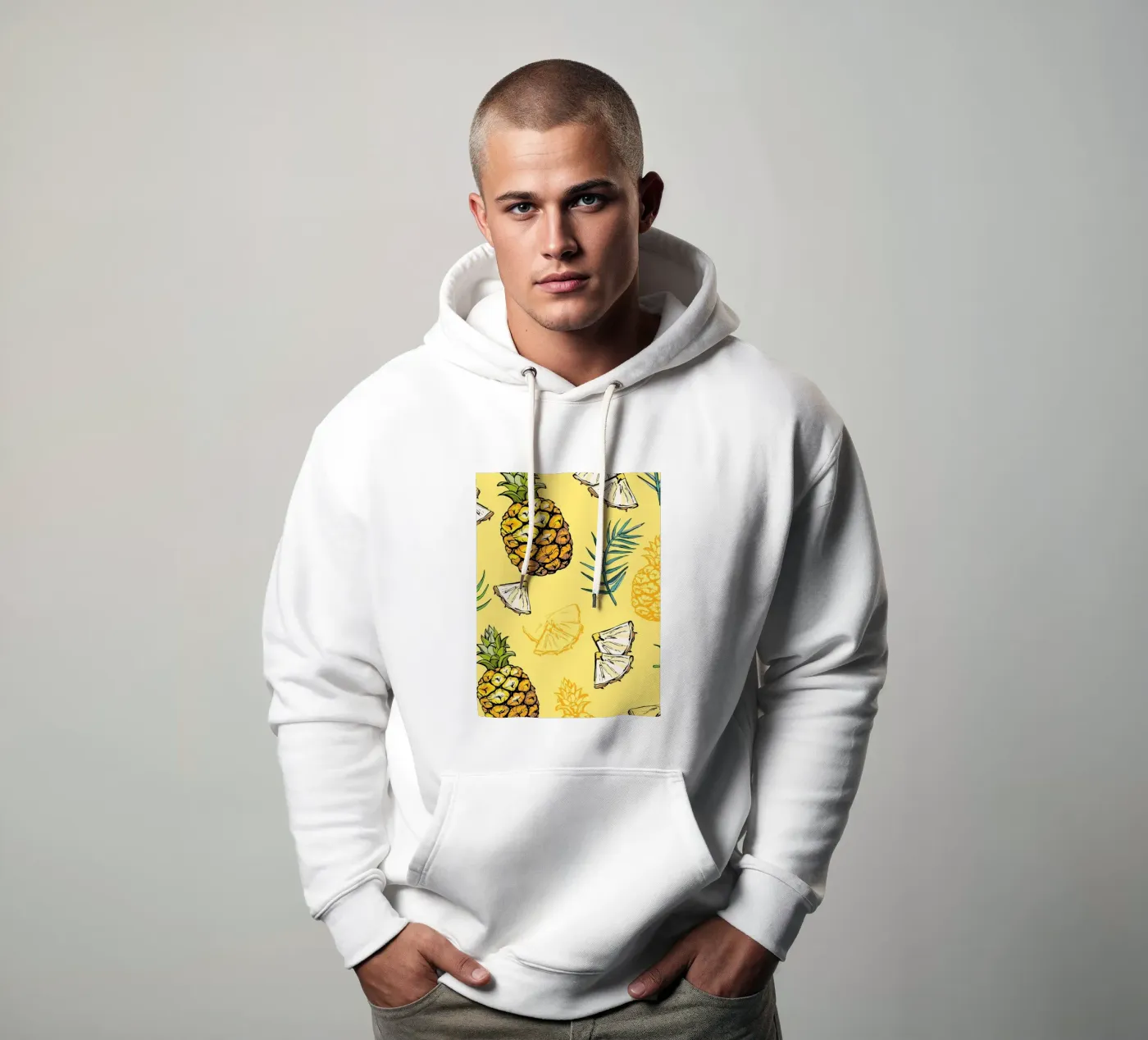 Pineapple Pattern hoodie by BasicShopByBell