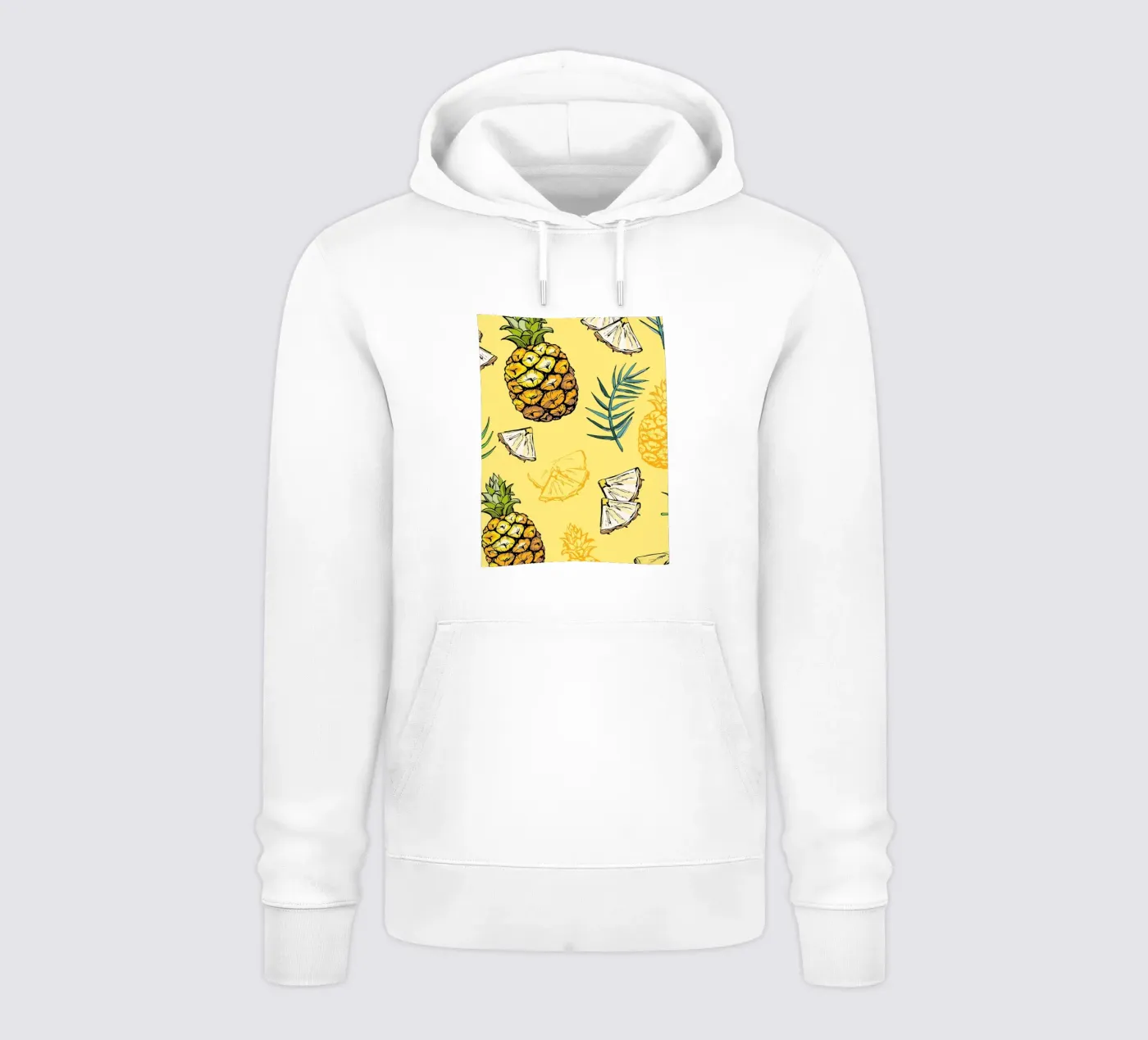 Pineapple Pattern felpa con cappuccio da BasicShopByBell