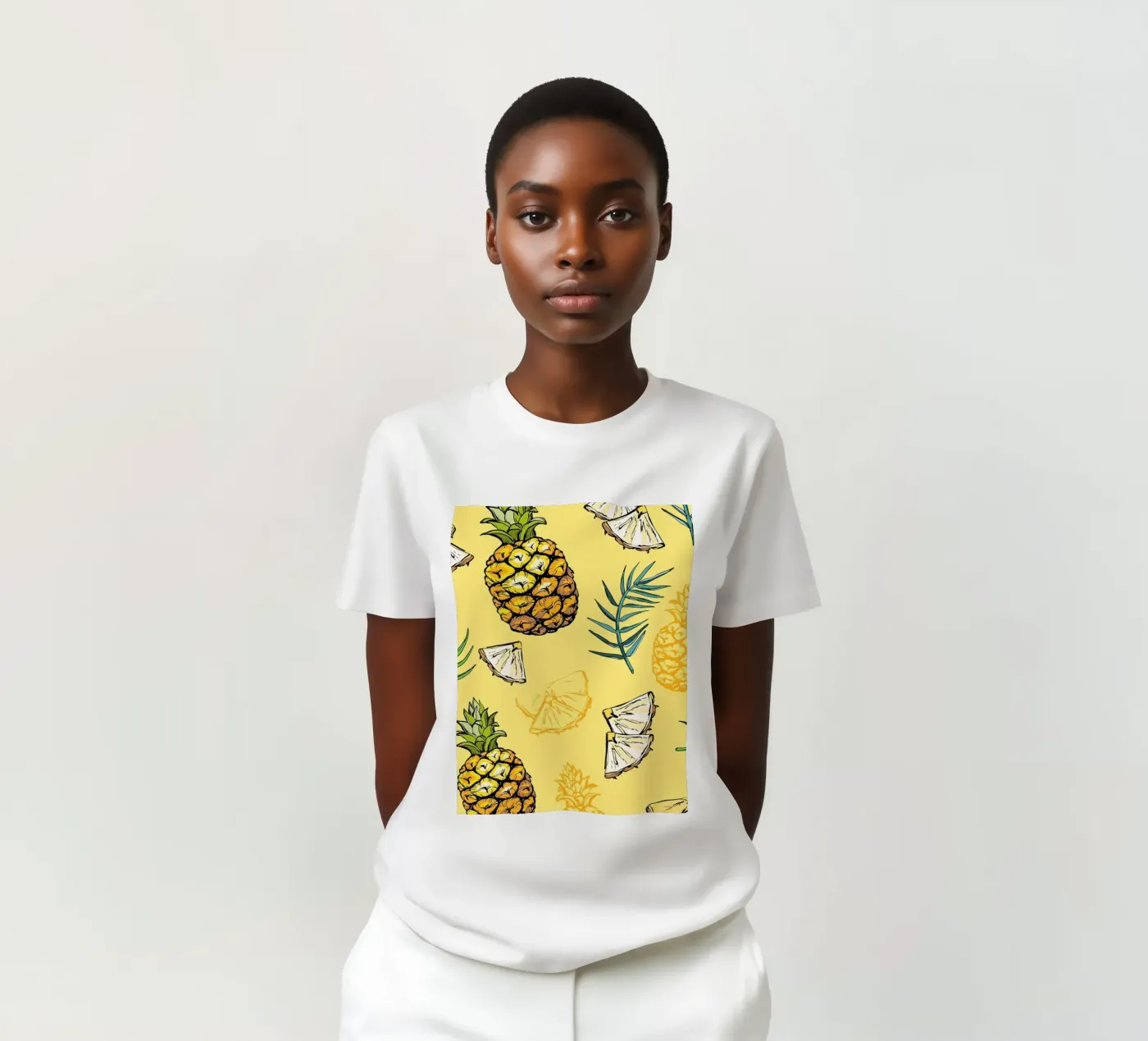 Pineapple Pattern t-shirt by BasicShopByBell
