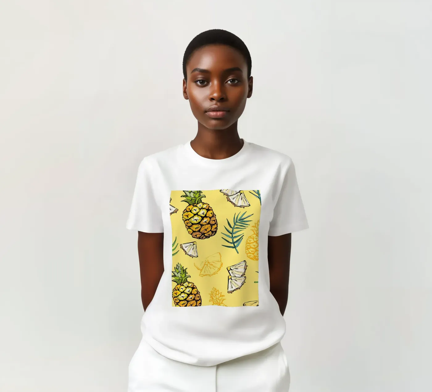 Pineapple Pattern t-shirt by BasicShopByBell