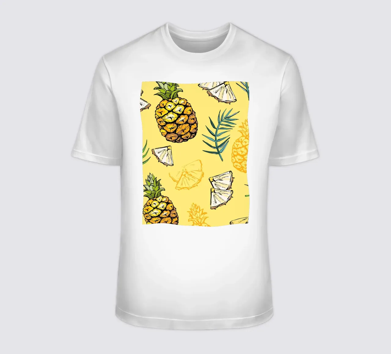 Pineapple Pattern t-shirt da BasicShopByBell