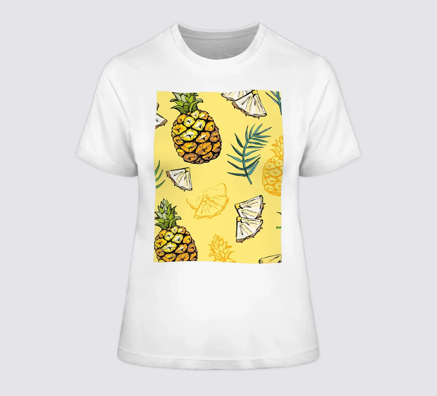 Motivo dell'ananas t-shirt da donna da BasicShopByBell