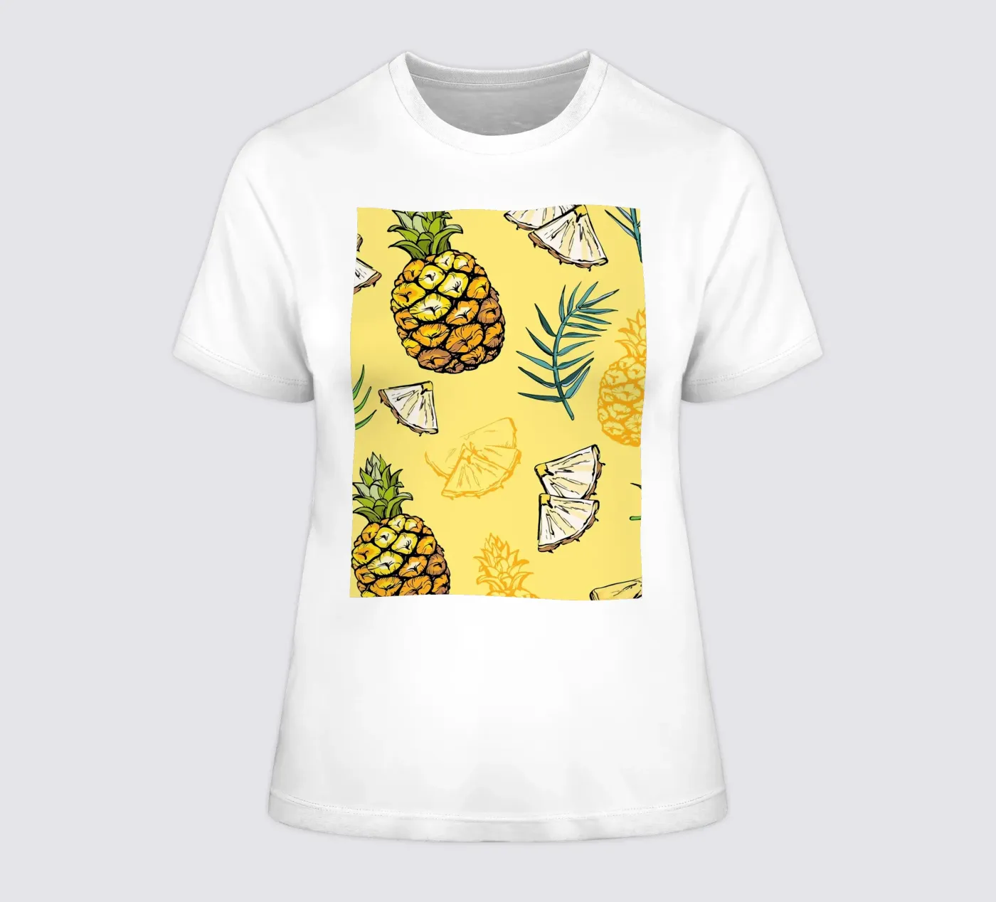 Motivo dell'ananas t-shirt da donna da BasicShopByBell