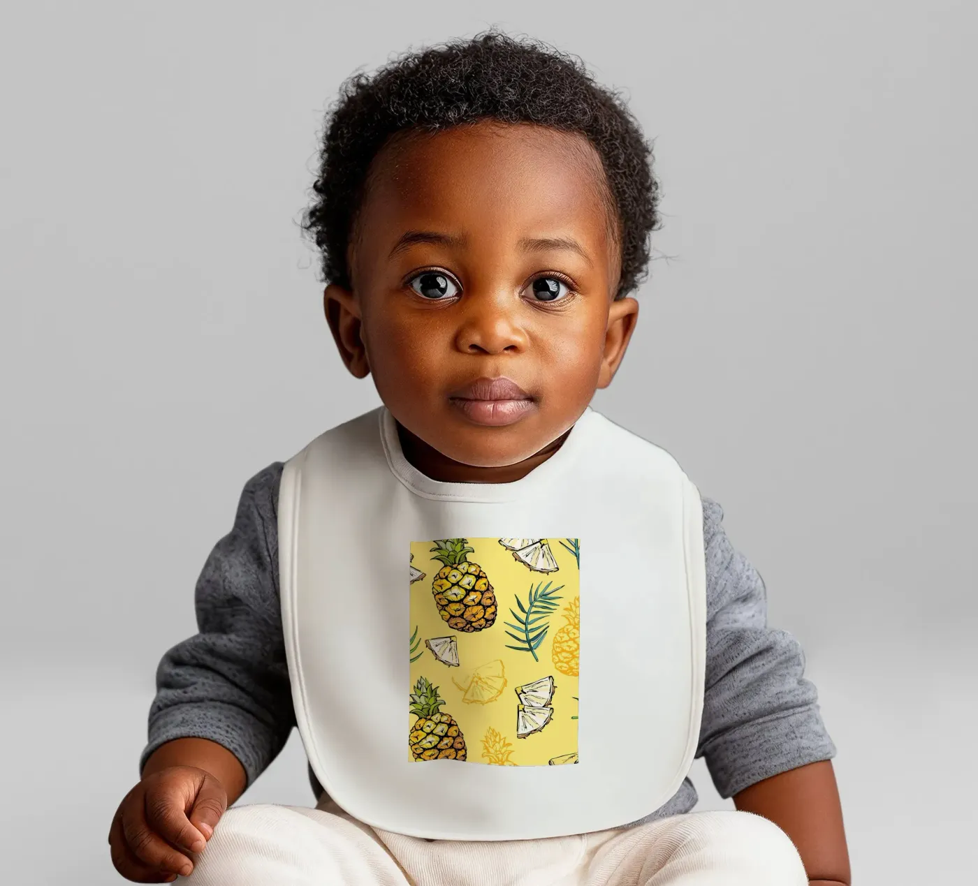 Pineapple Pattern Babylätzchen von BasicShopByBell