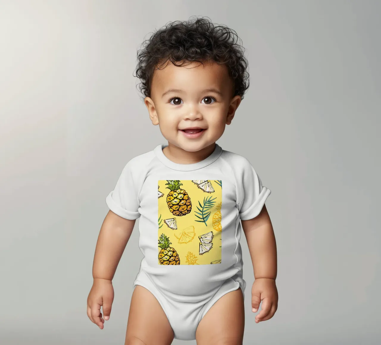 Pineapple Pattern body bébé de BasicShopByBell