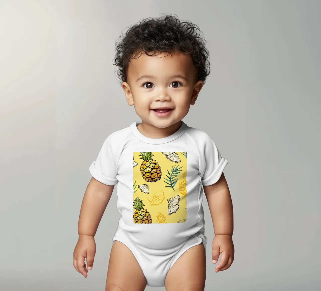 Pineapple Pattern body bébé de BasicShopByBell