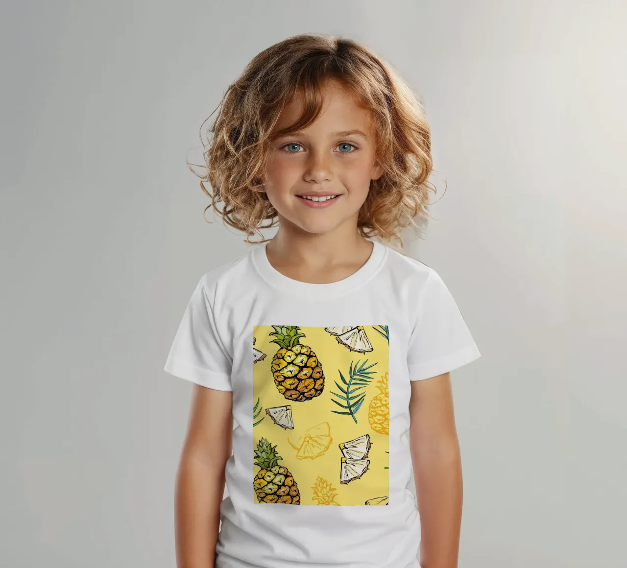 Pineapple Pattern kids t-shirt by BasicShopByBell