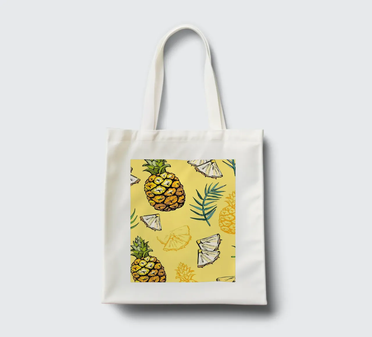 Pineapple Pattern tote bag by BasicShopByBell