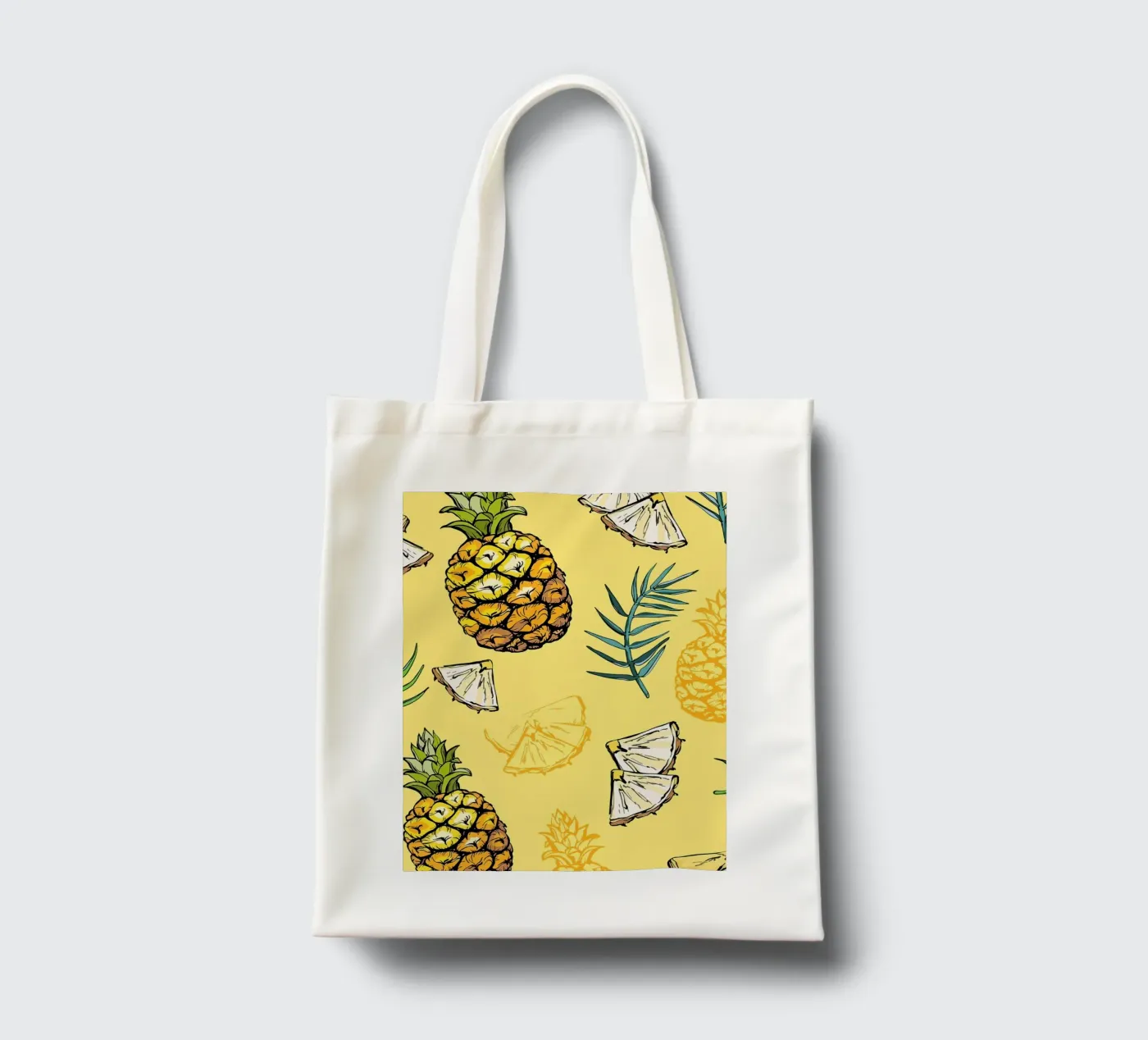 Pineapple Pattern tote bag by BasicShopByBell