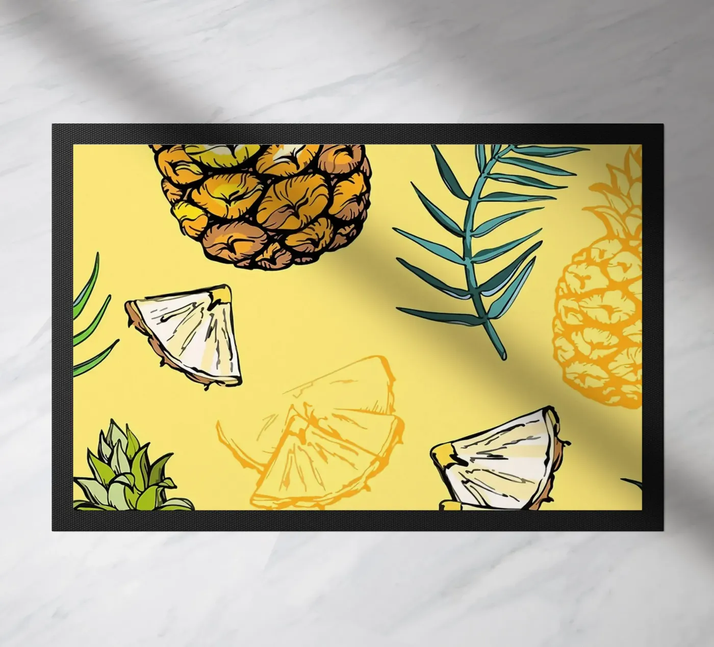 Pineapple Pattern doormat by BasicShopByBell