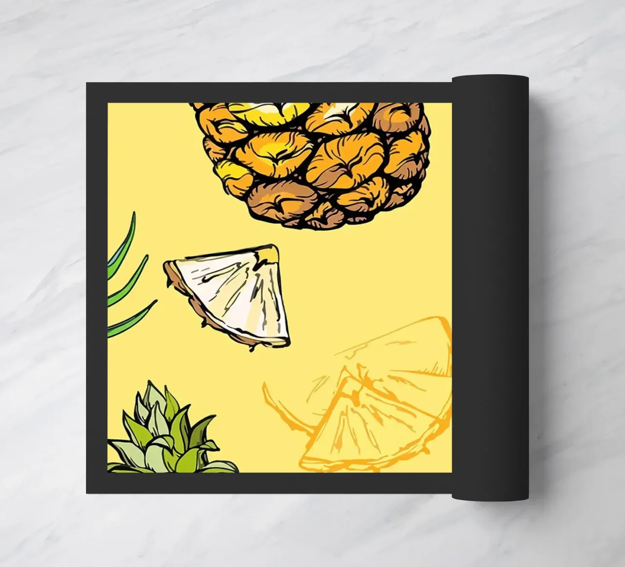 Ananas-Muster Fußmatte von BasicShopByBell