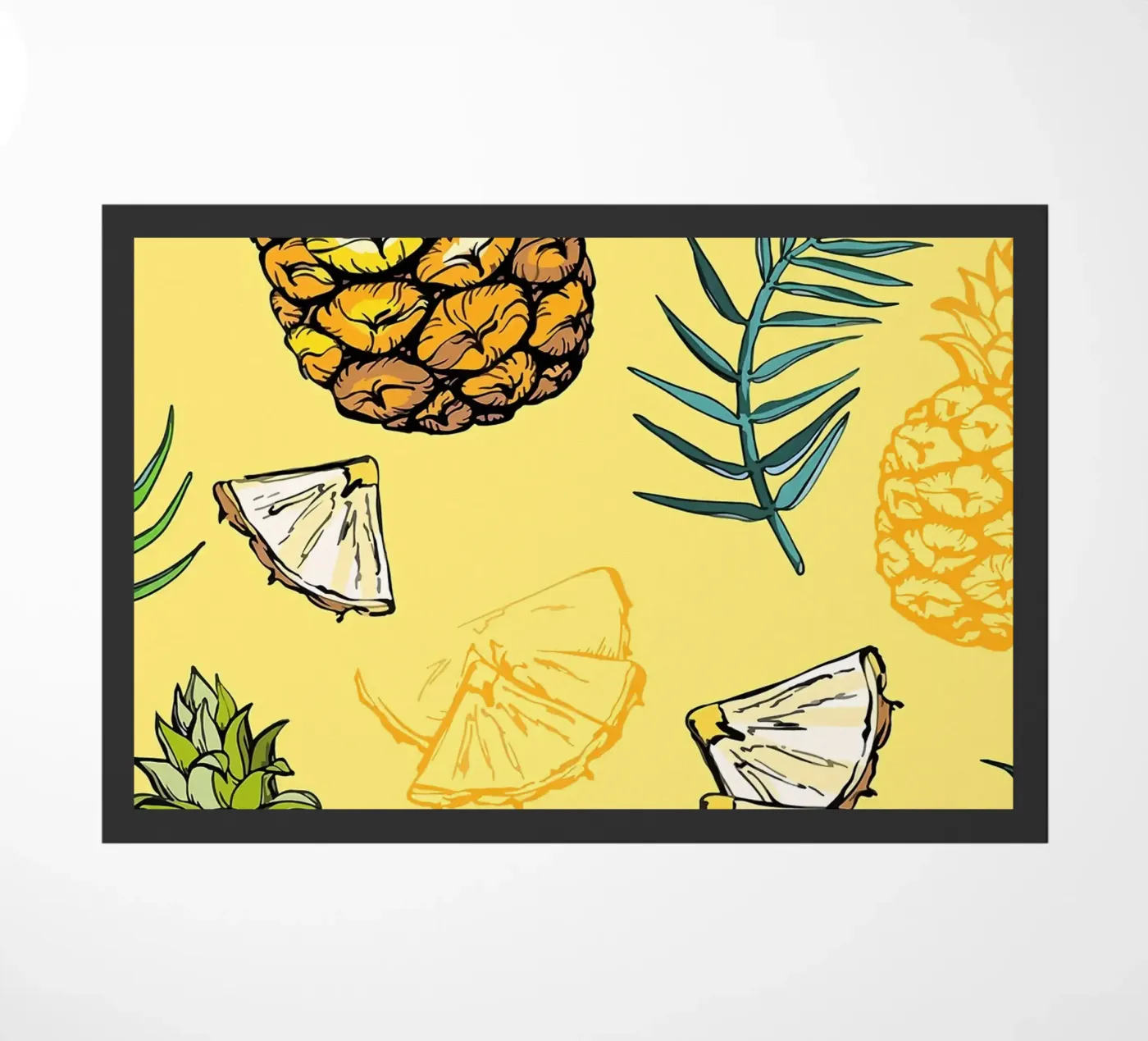 Pineapple Pattern doormat by BasicShopByBell