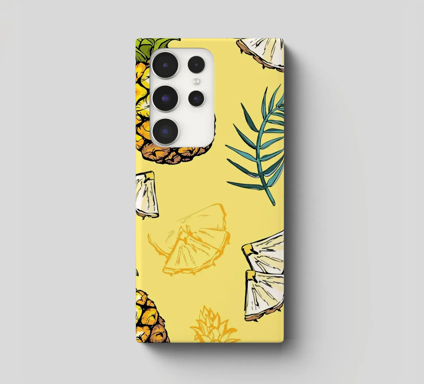 Pineapple Pattern samsung phone case by BasicShopByBell